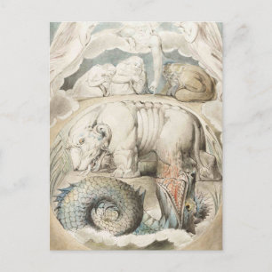 William Blake Art Painting Postcard