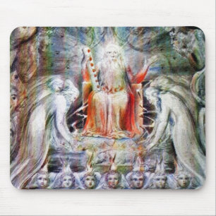 William Blake: Before the Divine Throne Mouse Mat