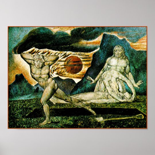 William Blake: Body of Abel Found by Adam & Eve Poster