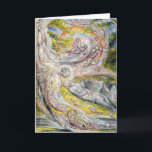 William Blake Card: Milton's Mysterious Dream Holiday Card<br><div class="desc">"Milton's Mysterious Dream" was created by William Blake as an illustration for John Milton's pastoral poem "Il Penseroso and L' Allegro." The media used is watercolor over black chalk. This illustration currently resides in New York City's "Pierpont Morgan Library." You can customise the inside of the card with your own...</div>