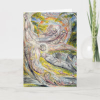 William Blake Card: Milton's Mysterious Dream