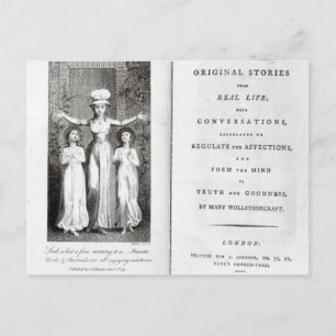 William Blake   Frontispiece to 'Original Stories  Postcard