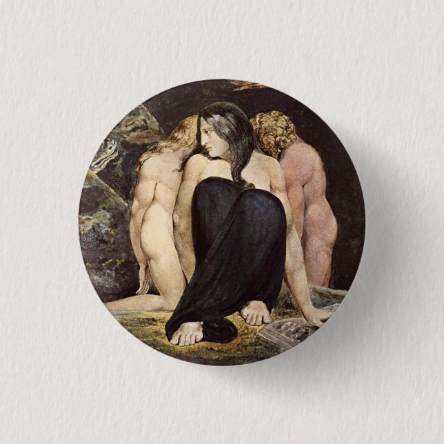 William Blake Hecate Button (Front)