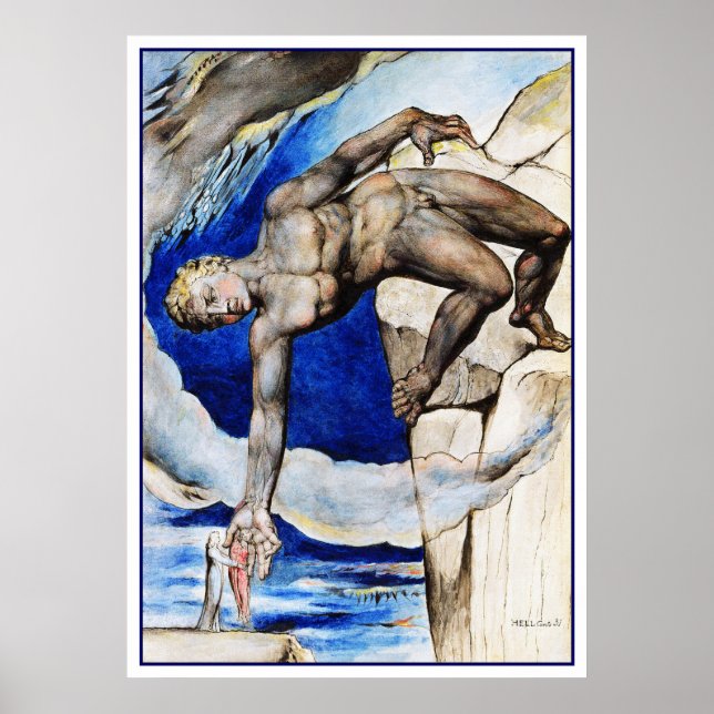 William Blake Illustration: Dante's Divine Comedy Poster (Front)