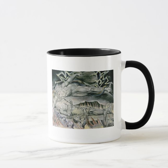 William Blake | Illustrations of the Book of Job;  Mug (Right)
