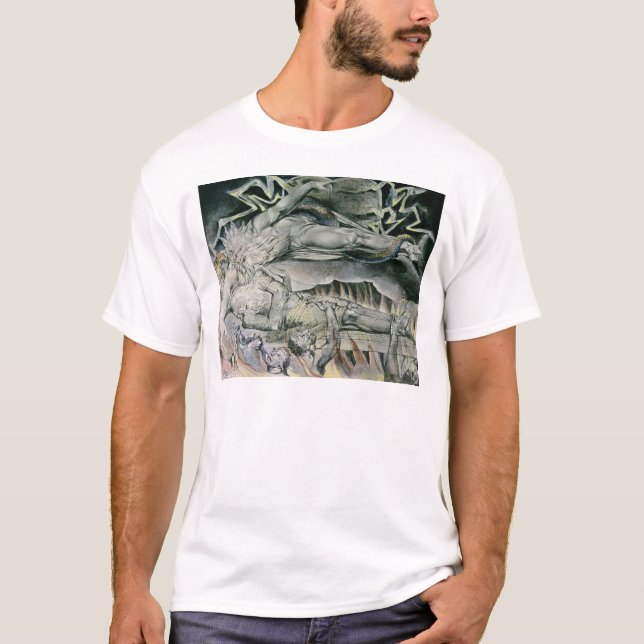 William Blake | Illustrations of the Book of Job;  T-Shirt (Front)
