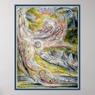 William Blake: Milton's Mysterious Dream Poster