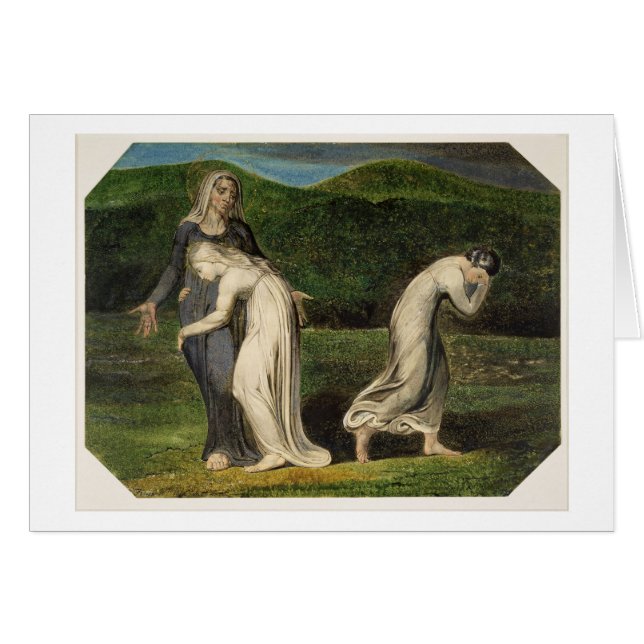 William Blake | Naomi entreating Ruth and Orpah to (Front Horizontal)
