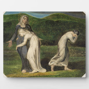 William Blake Naomi entreating Ruth and Orpah to Plaque