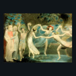 William Blake Oberon, Titania and Puck with Fairie Poster<br><div class="desc">William Blake Oberon,  Titania and Puck with Fairies Dancing Fine Art Poster</div>