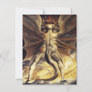 William Blake Red Dragon Invitations