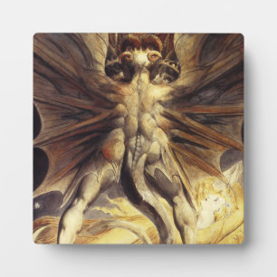 William Blake Red Dragon Plaque
