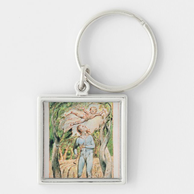 William Blake | Songs of Innocence; "the Piper" ,  Key Ring (Front)