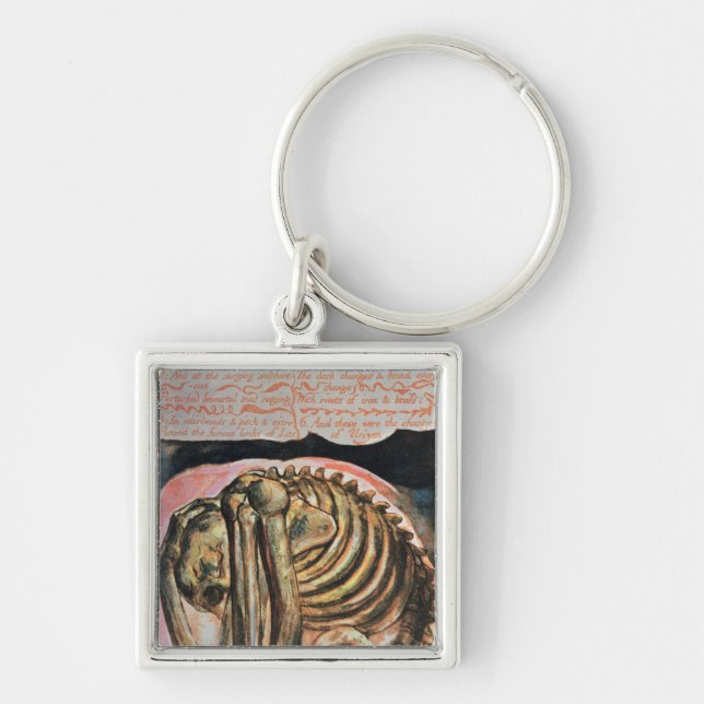 William Blake | The creation of Urizen in material Key Ring (Front)