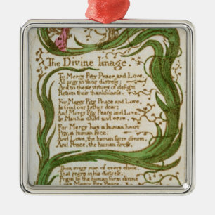 William Blake   The Divine Image, from Songs of In Metal Tree Decoration