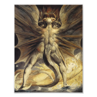 William Blake - The Great Red Dragon and the Woman Photo Print