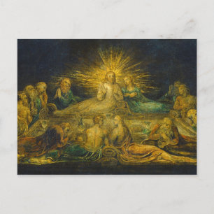 William Blake   The Last Supper, 1799 (tempera on  Postcard