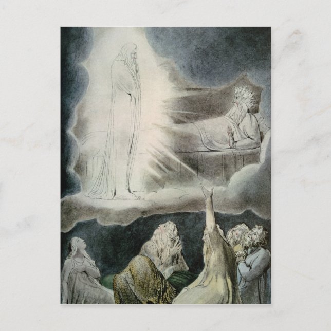 William Blake | The Vision of Eliphaz, 1825 Postcard (Front)