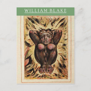 William Blake Urizen Postcard
