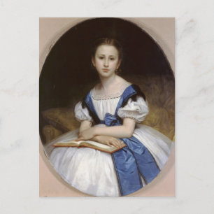 William Bouguereau- Portrait of Mlle Brissac Postcard