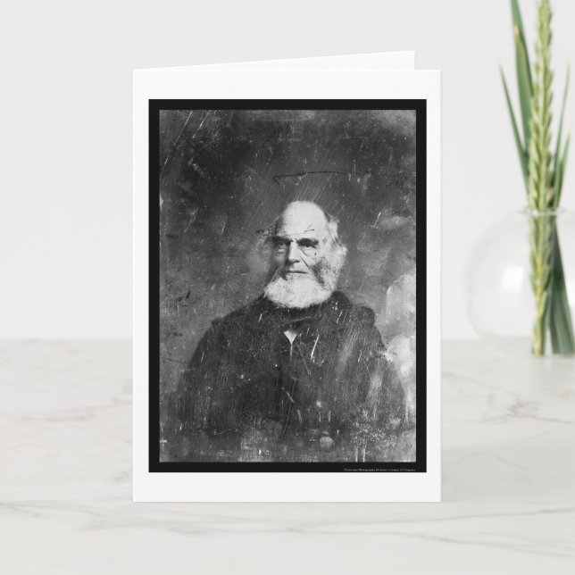 William  Bryant Daguerreotype 1851 Card (Front)
