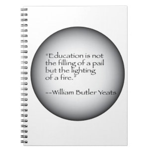 William Butler Yeats Quote Notebook