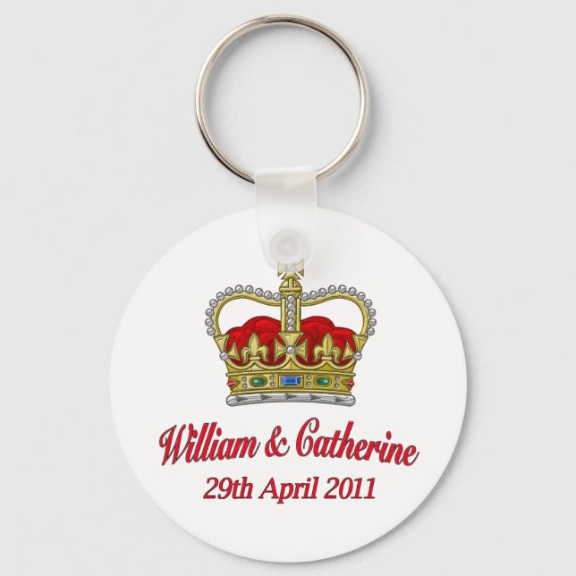 William & Catherine 29th April 2011 Key Ring (Front)
