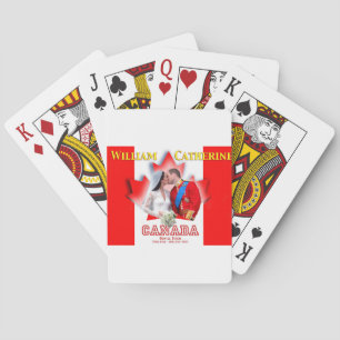 William & Catherine Canada Royal Tour Commemoratio Playing Cards