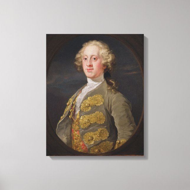 William Cavendish, Marquess of Hartington, Later 4 Canvas Print (Front)