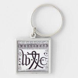 William Caxton's  Print Mark Key Ring