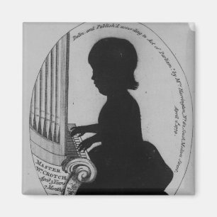 William Crotch Playing the Organ Magnet