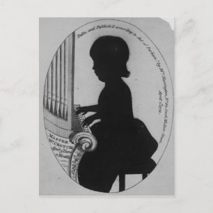 William Crotch Playing the Organ Postcard
