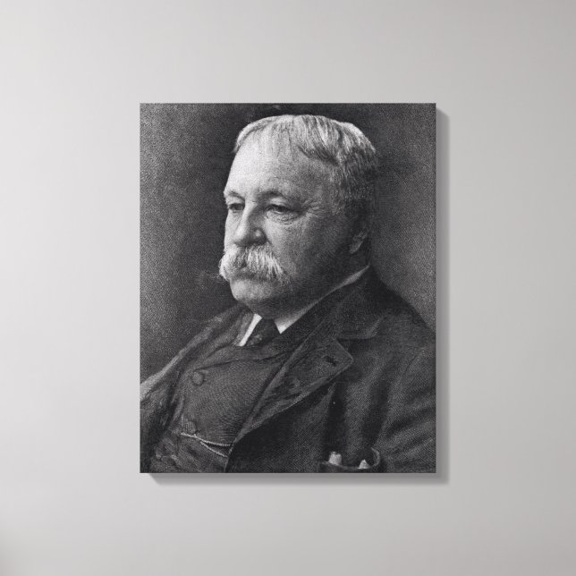 William D. Howells  from Literature Canvas Print (Front)
