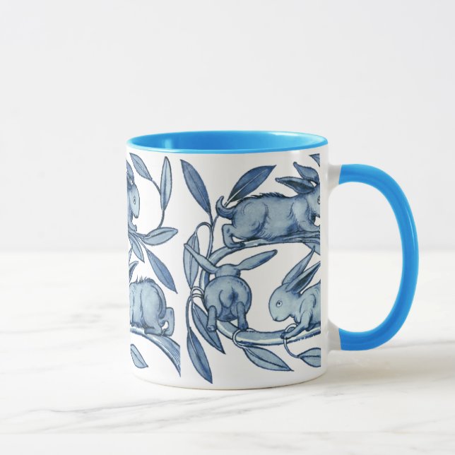 William De Morgan Rabbits Mug (Right)