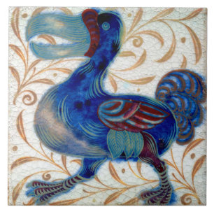 William De Morgan The Dodo Ceramics Tile