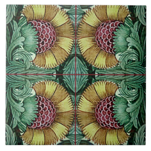 William De Morgan Victorian Ceramics Tile