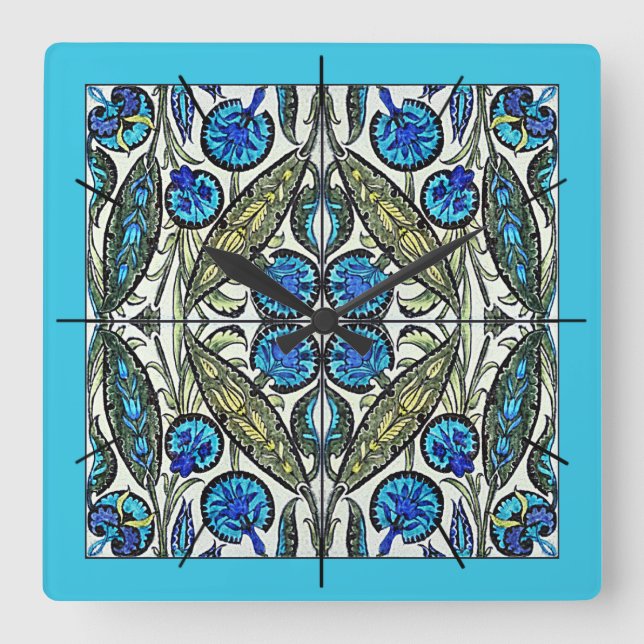 William De Morgan Victorian Clocks (Front)