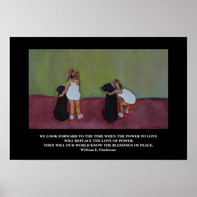 William E. Gladstone Quote - Poster (Front)