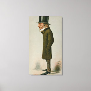 William Ewart Gladstone Canvas Print