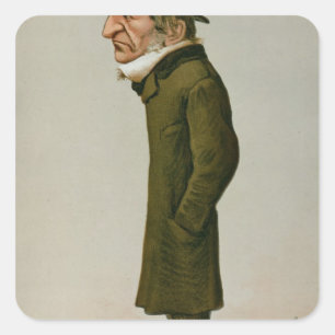 William Ewart Gladstone Square Sticker