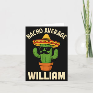 William Gifts Birthday Funny Personalised Custom Card
