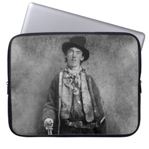 William H. Bonney, Billy Kid Old West Outlaw Lapto Laptop Sleeve