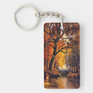 William Hart, The Winter's Edge, fine art Key Ring