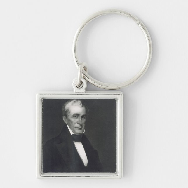 William Henry Harrison, 9th President of the Unite Key Ring (Front)