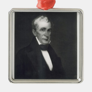 William Henry Harrison, 9th President of the Unite Metal Tree Decoration