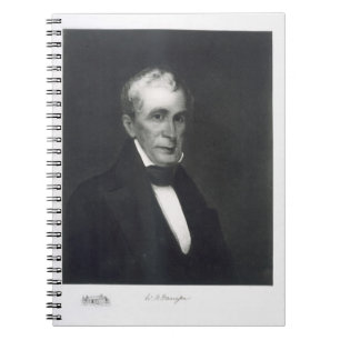 William Henry Harrison, 9th President of the Unite Notebook