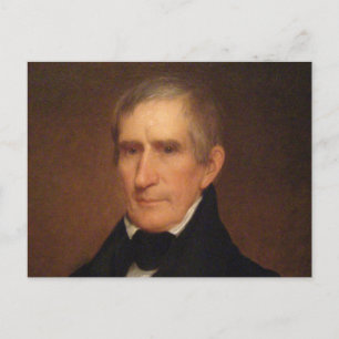 William Henry Harrison Postcard