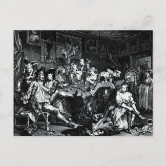 William Hogarth Art Postcard