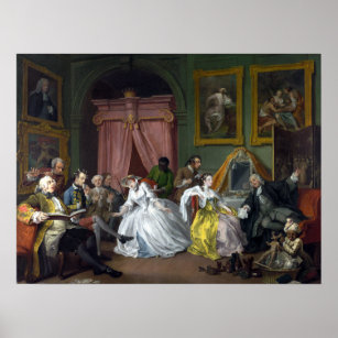 William Hogarth Marriage à-la-mode The Countess Poster