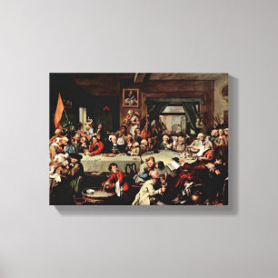 William Hogarth - The Banquet Canvas Print
